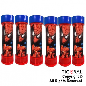 BURBUJERO SPIDERMAN x 6